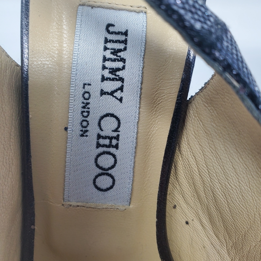 Jimmy Choo Pewter Pumps - Picture 4 of 9